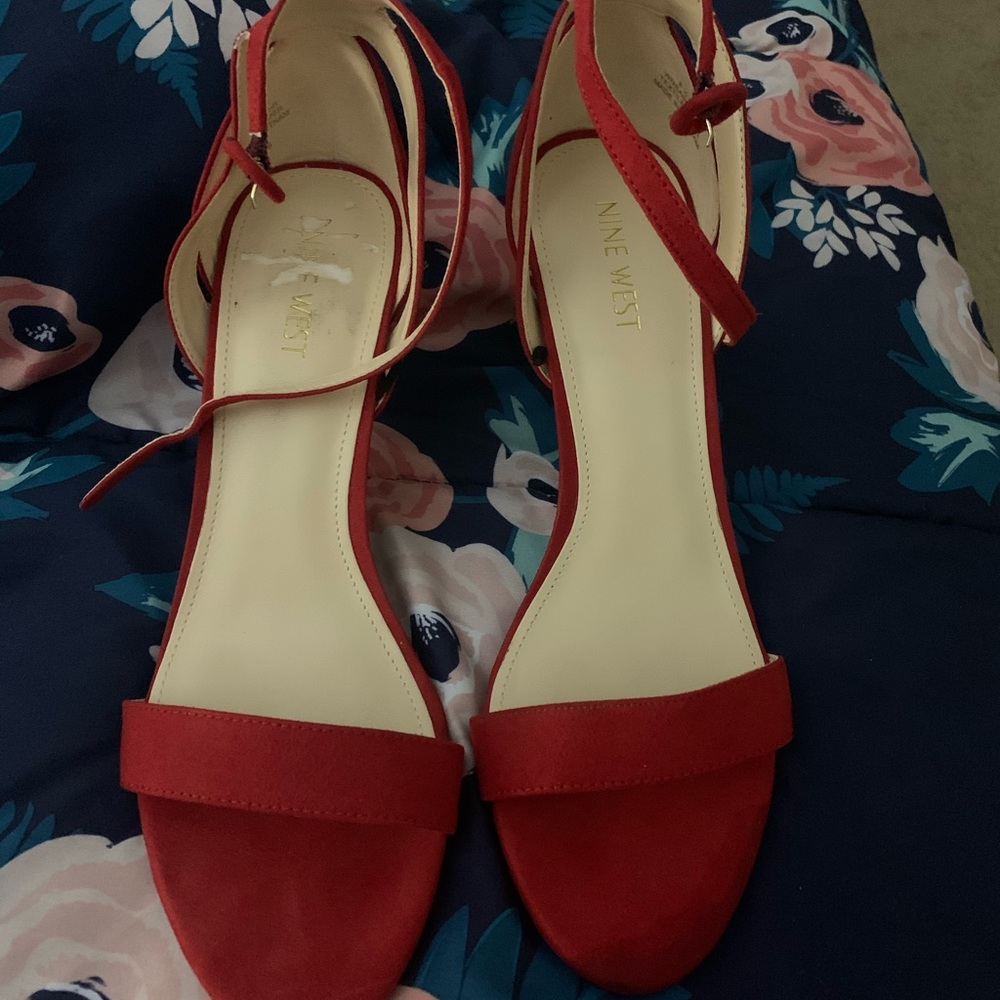 Nine West red heels